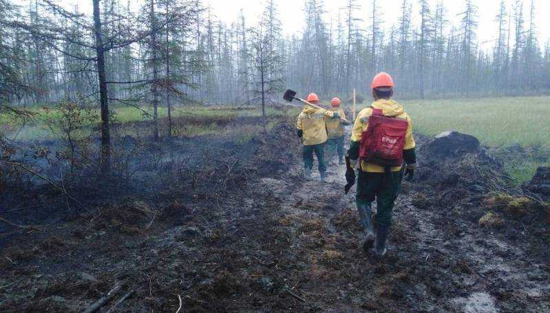 В Якутии угрозы населенным пунктам от пожаров нет