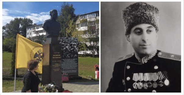 В России открыли памятник еще одному армянскому герою