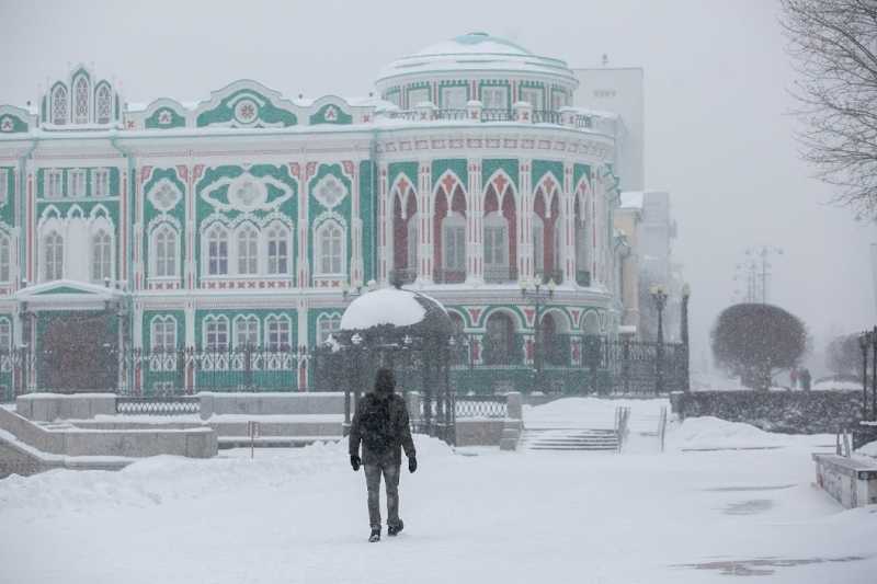 В Екатеринбурге с начала января выпали две месячные нормы снега