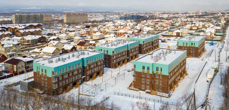 Жилой комплекс "Грон" сдан в эксплуатацию в Южно-Сахалинске
