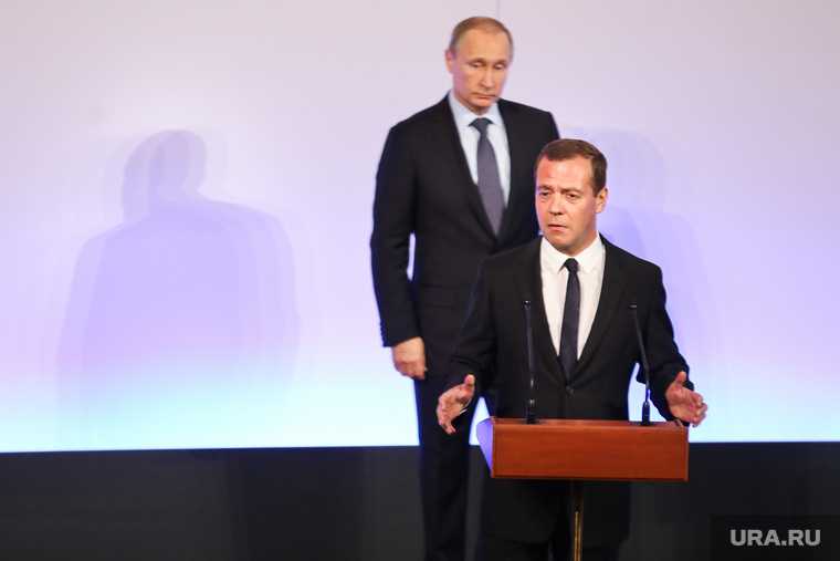 Медведев выступил с речью для Путина